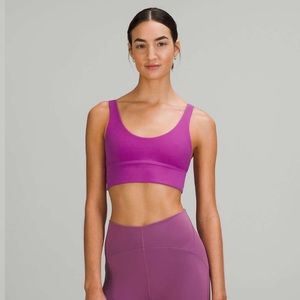 Align Reversible Bra Vivid Plum/Vintage Plum sports bra